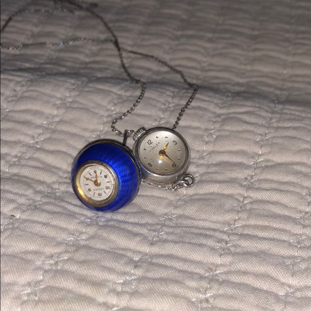 Necklace custom time piece old school